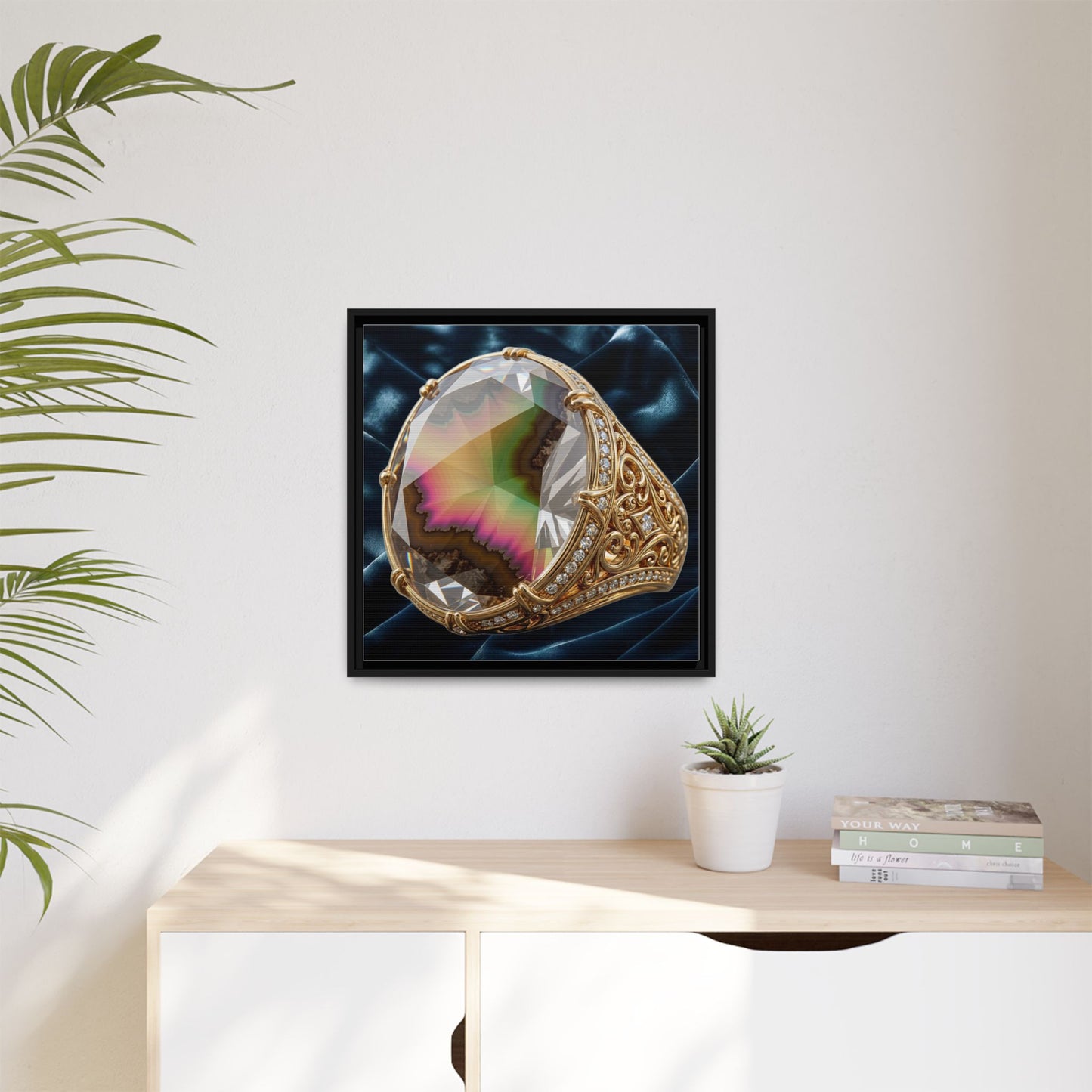 Luminous Zultanite Ring Canvas
