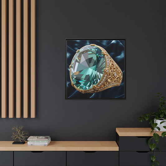 Lustrous Tourmaline Canvas