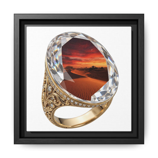 Crimson Horizon Signet Canvas