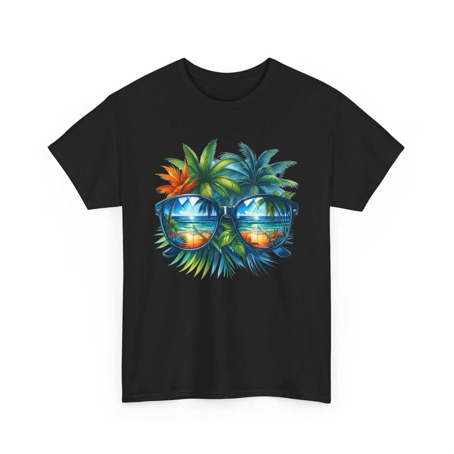 Tropical Sunglasses Palm Tree T-Shirt
