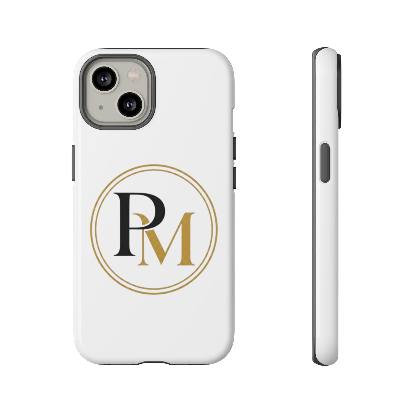 PM Monogram Apple Phone Case
