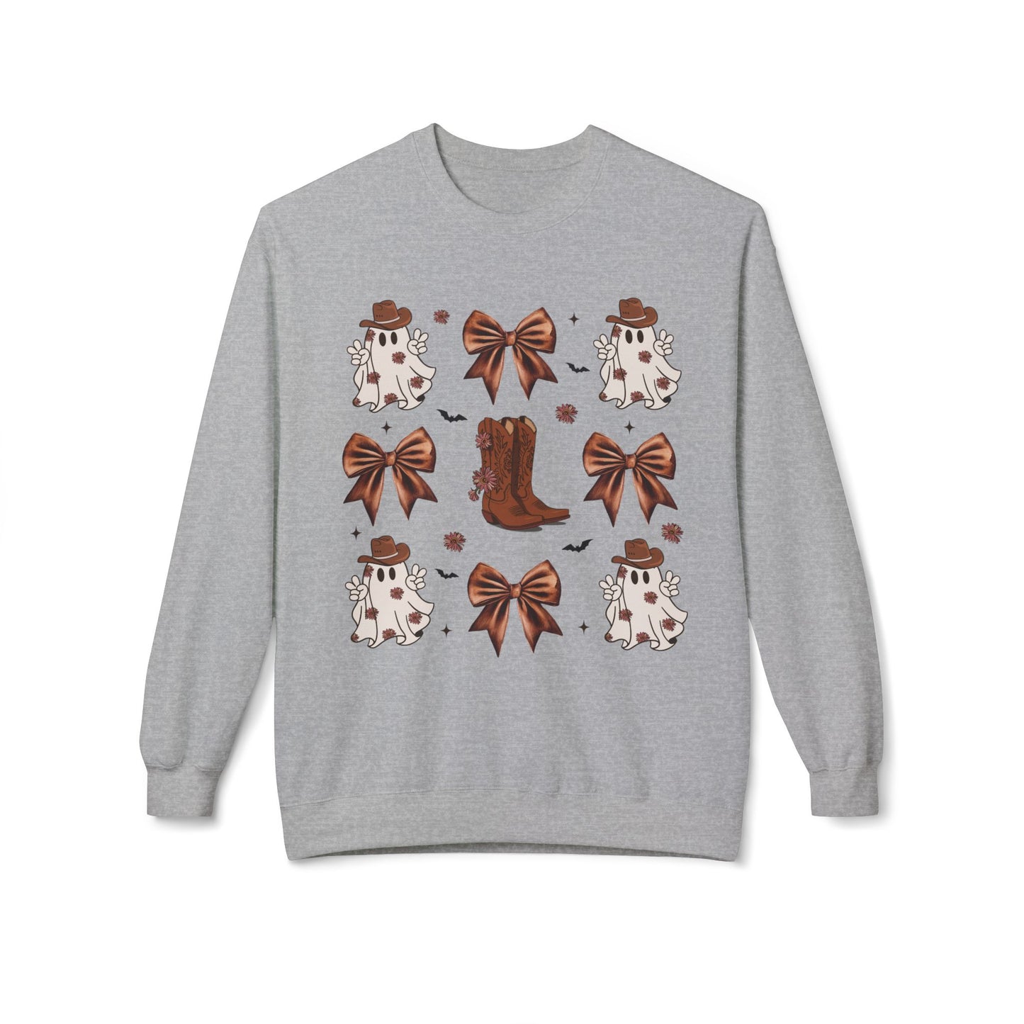 Autumn Floral Graphic Women's Crewneck Sweatshirt
