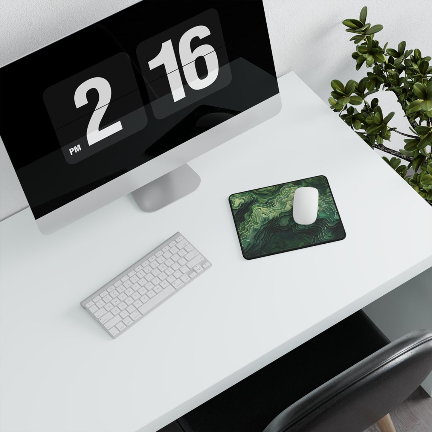 Terrain Relief Contour Mouse Pad
