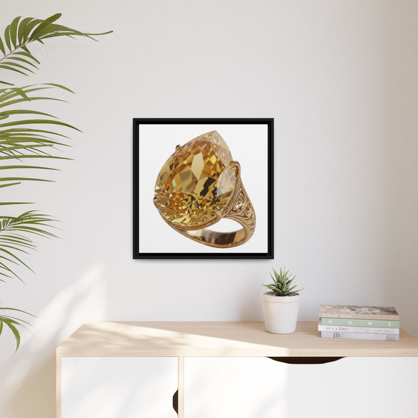 Citrine Signet Canvas Print