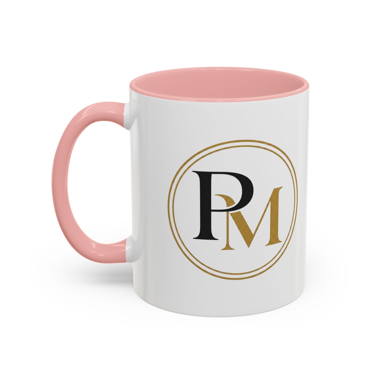 Black Gold PM Initial Accent Mug