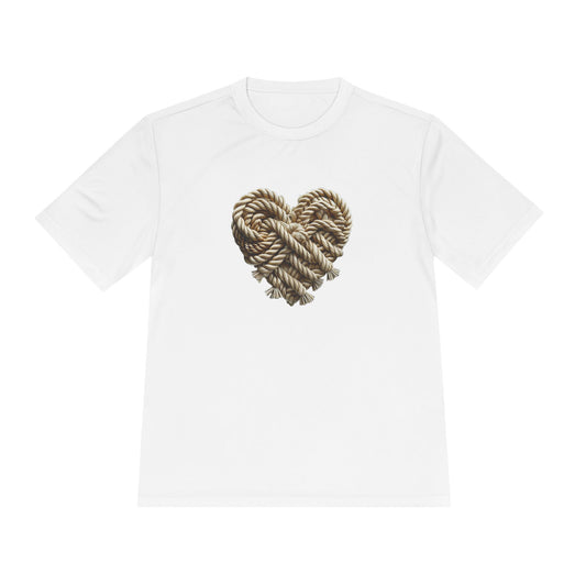 Knotted Rope Heart Men’s Performance Tee