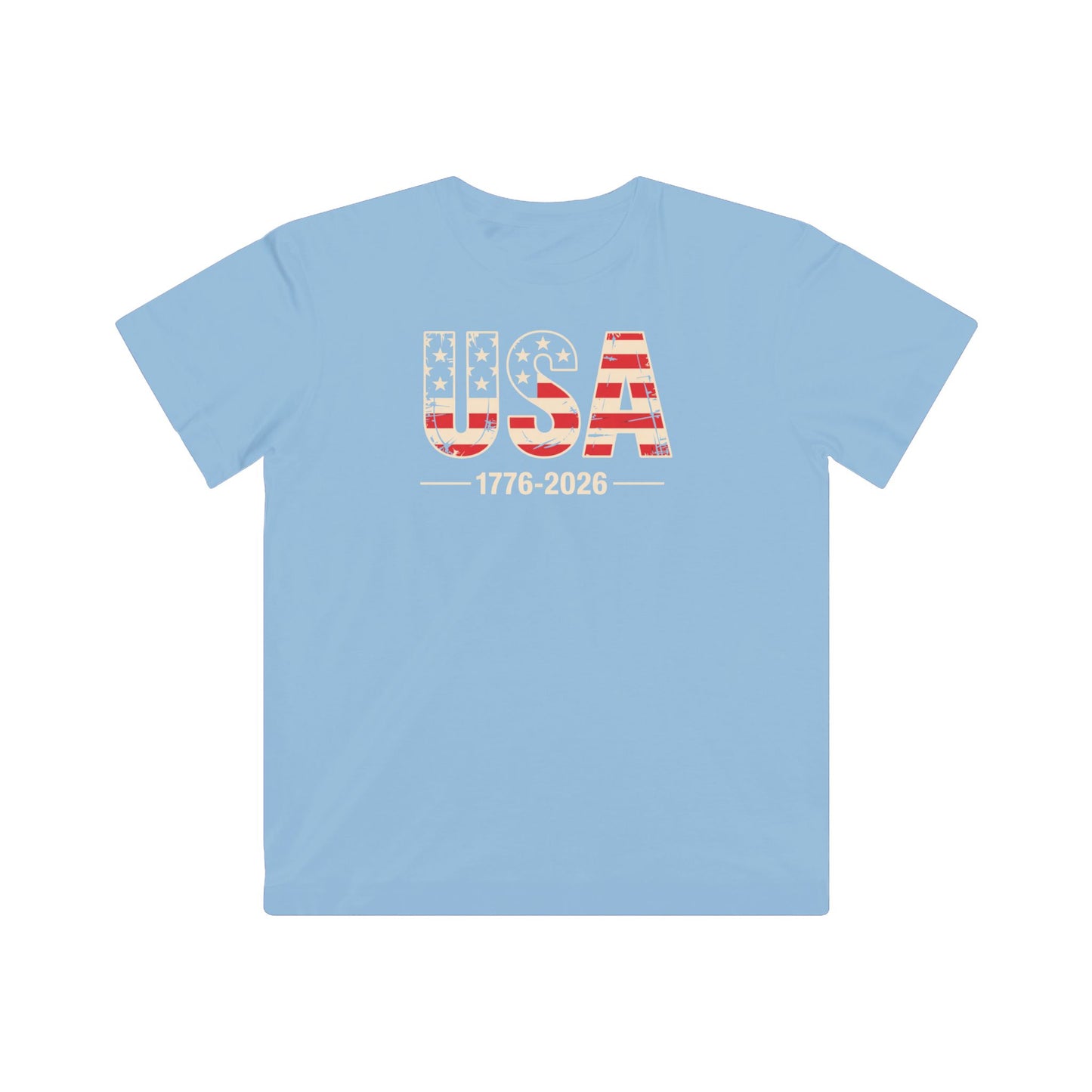 Youth USA 1776-2026 Patriotic Graphic T-Shirt