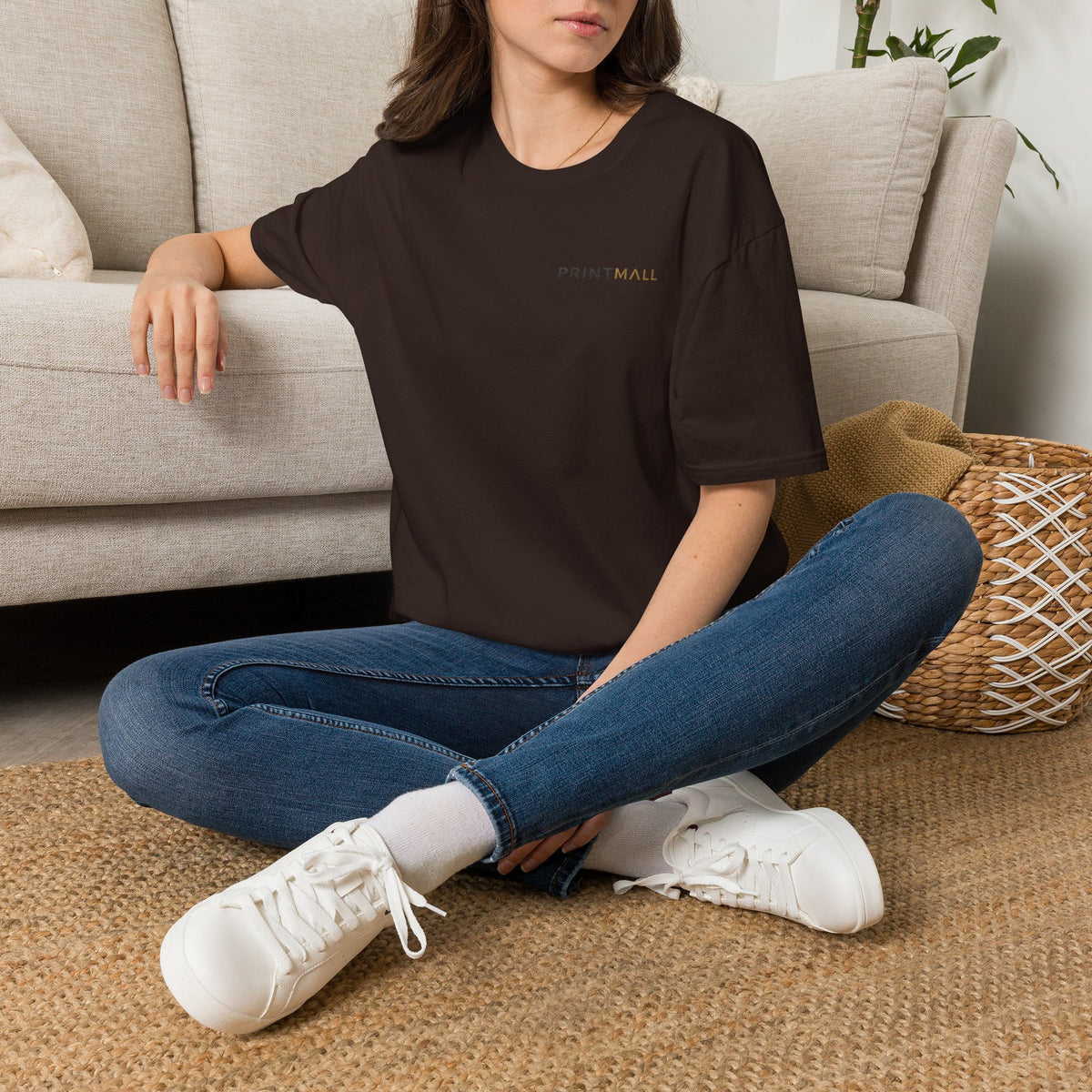 Two Cats Moon Silhouette Women’s Tee