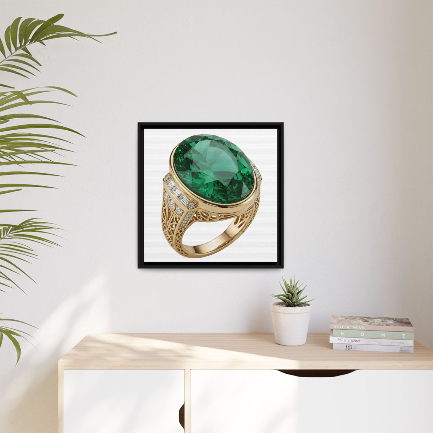 Emerald Heirloom Canvas Print