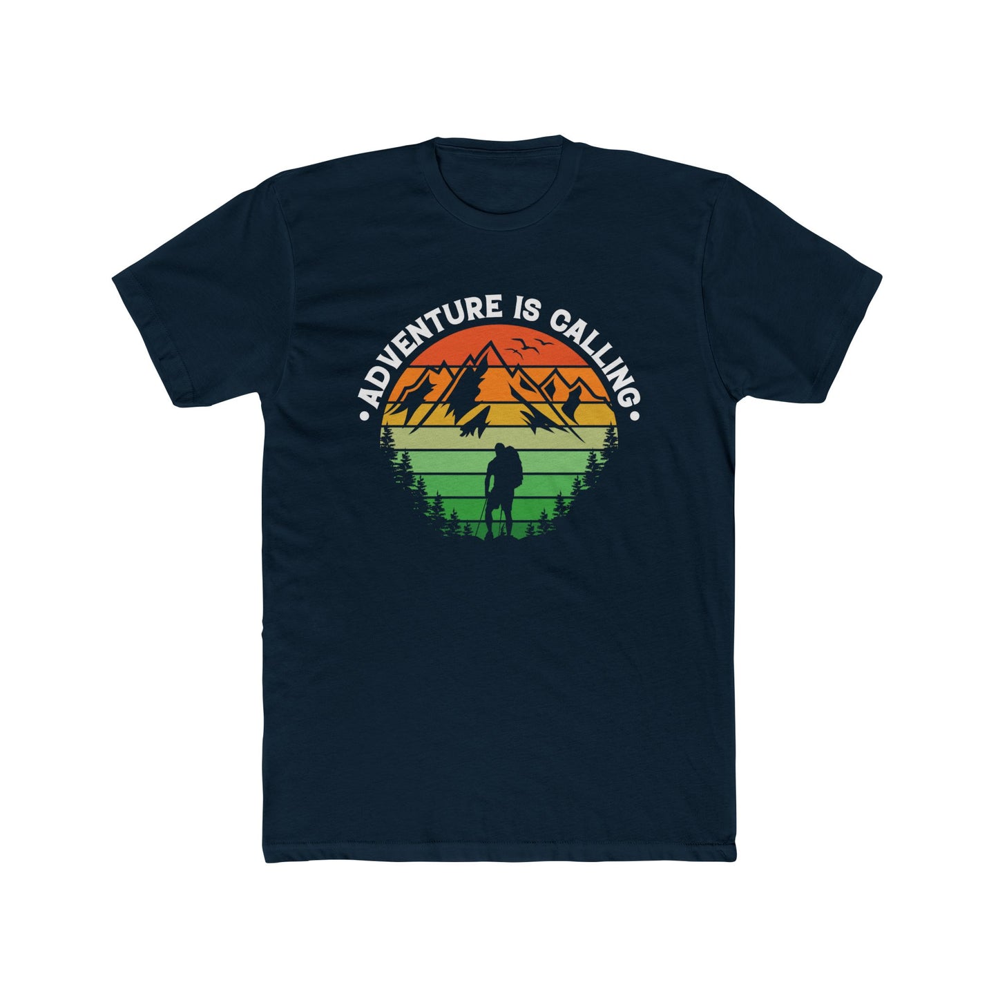 Adventure Sunset Graphic Cotton Crew Tee