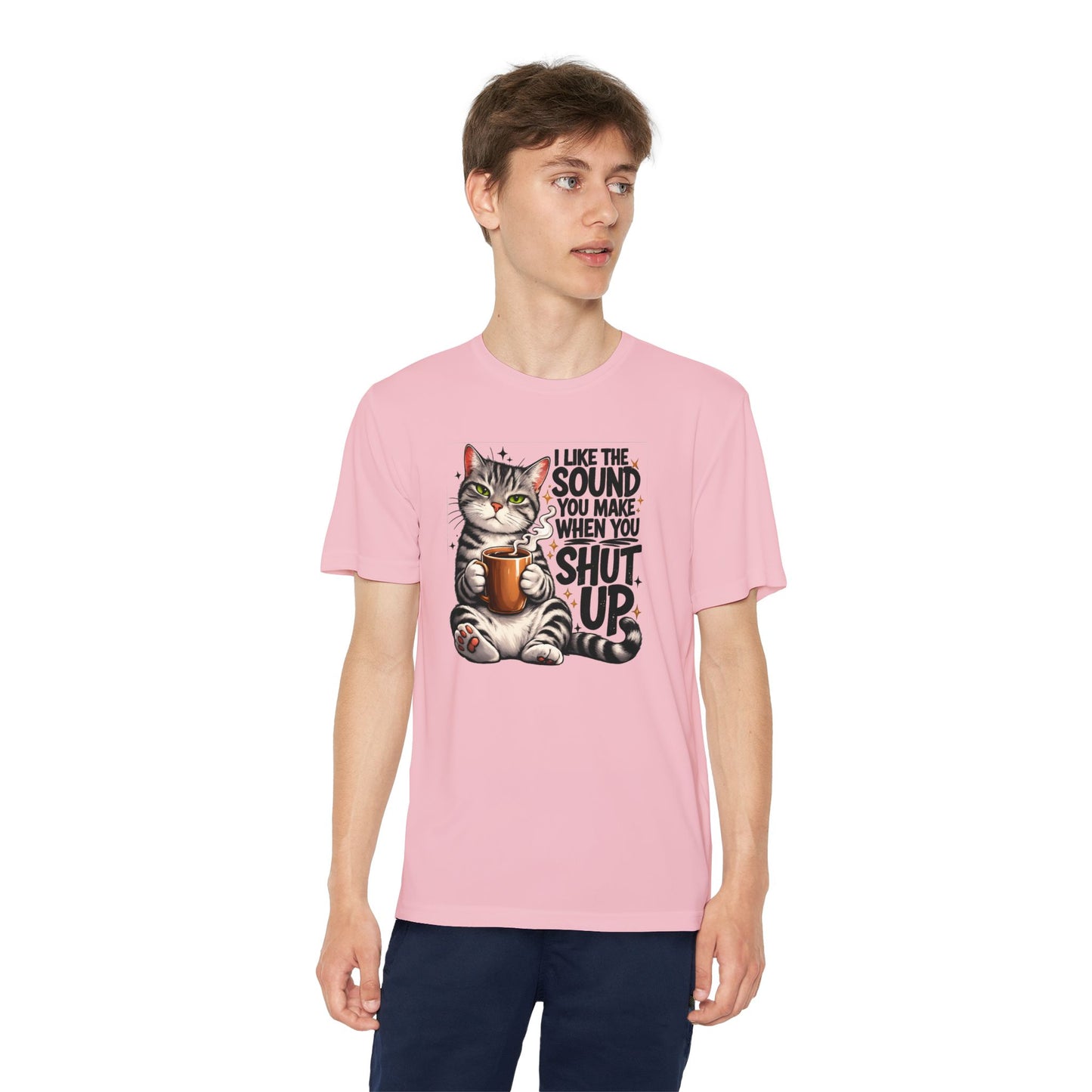 Youth Sarcastic Cat Graphic Tee
