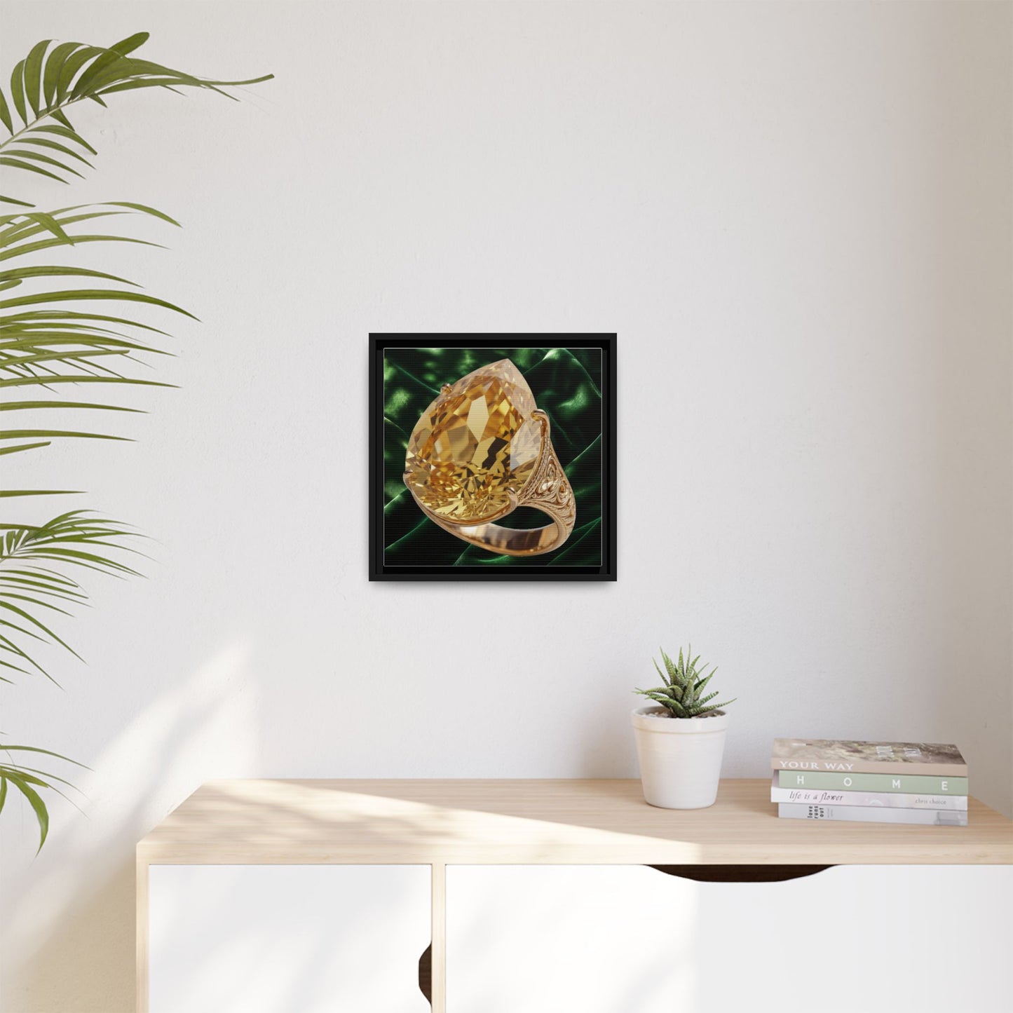 Citrine Golden Brilliance Ring Canvas