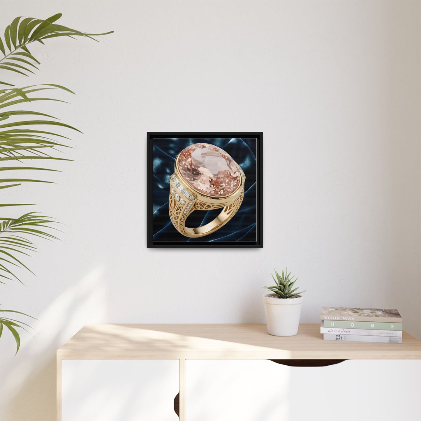 Morganite Rosefire Jewel Canvas