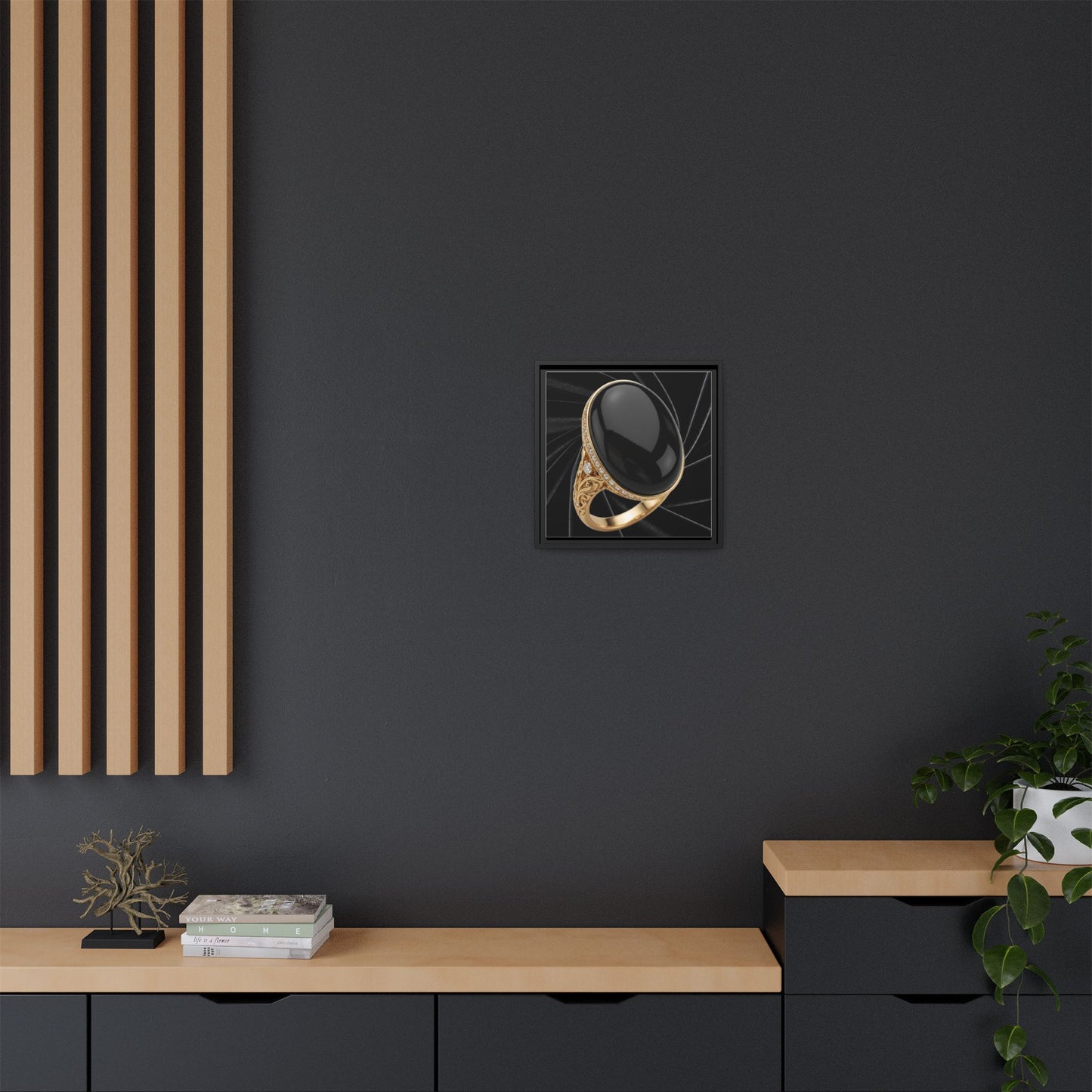 Onyx Nocturne Canvas