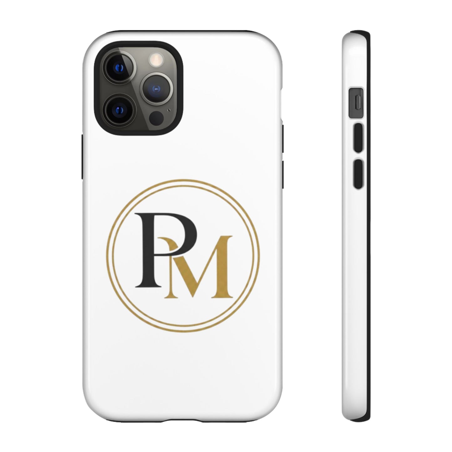 PM Monogram Apple Phone Case