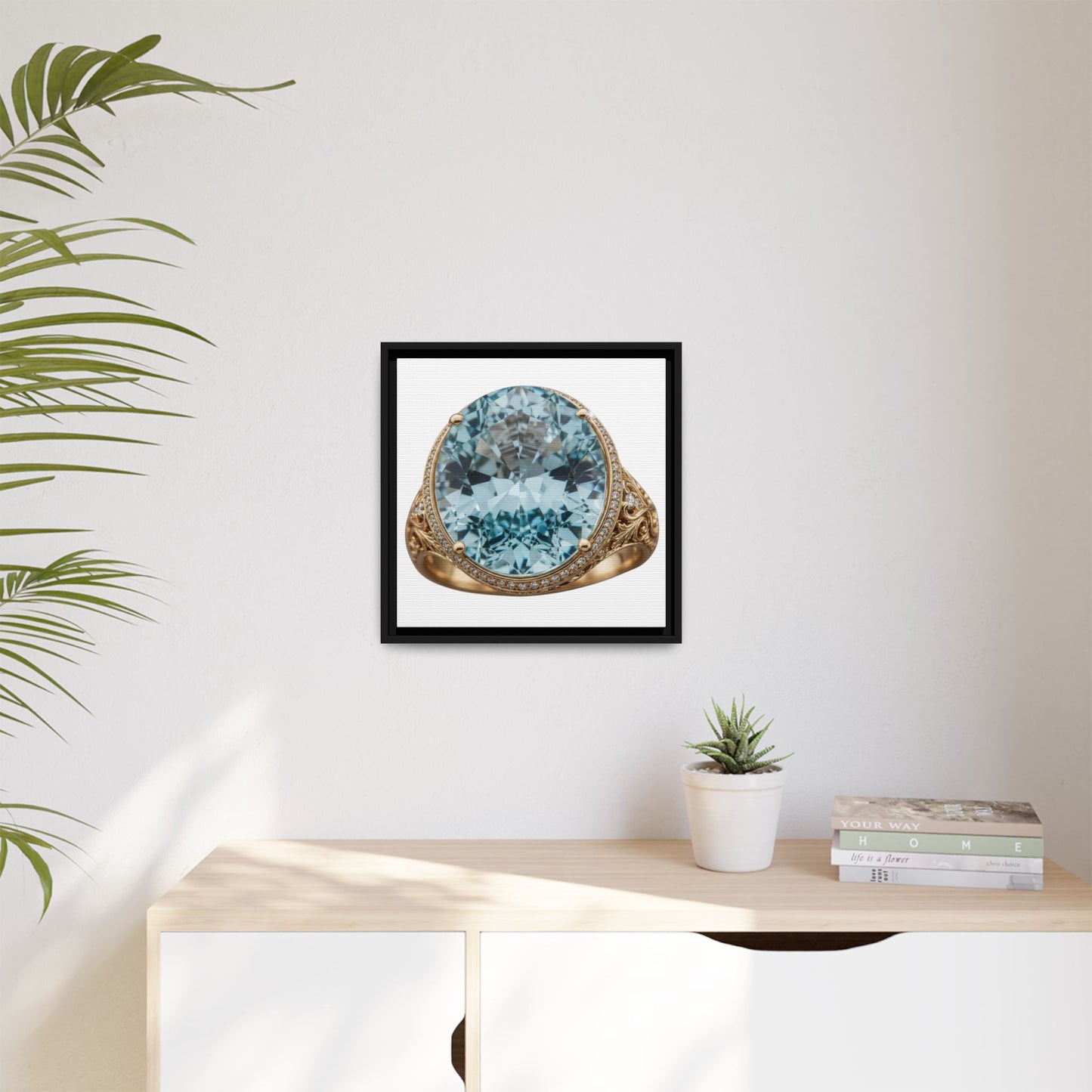 Aquamarine Heirloom Canvas Print