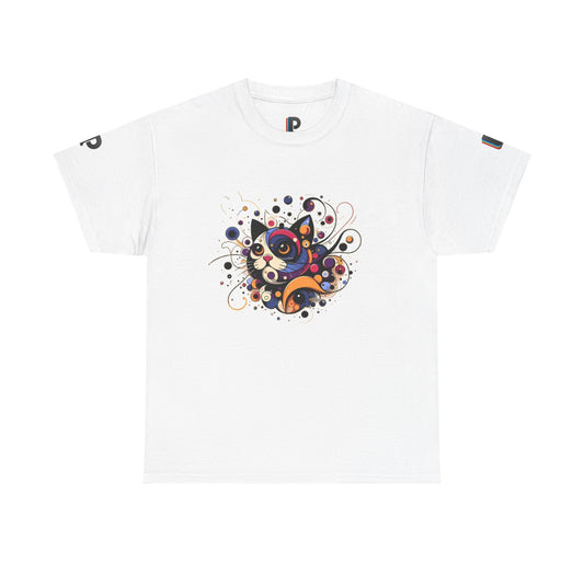 Wide-Eyed Curled Cat Men’s Tee