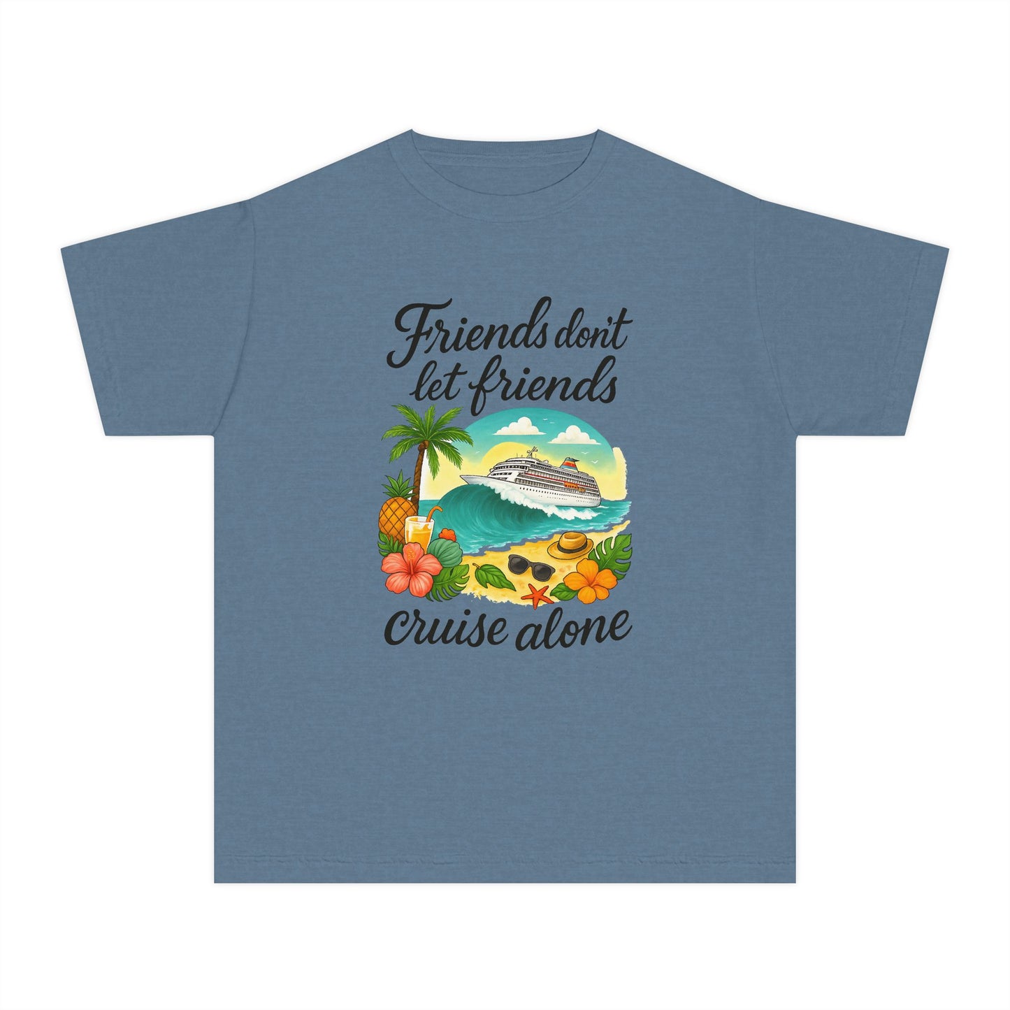 Youth Cruise Vacation Graphic Tee