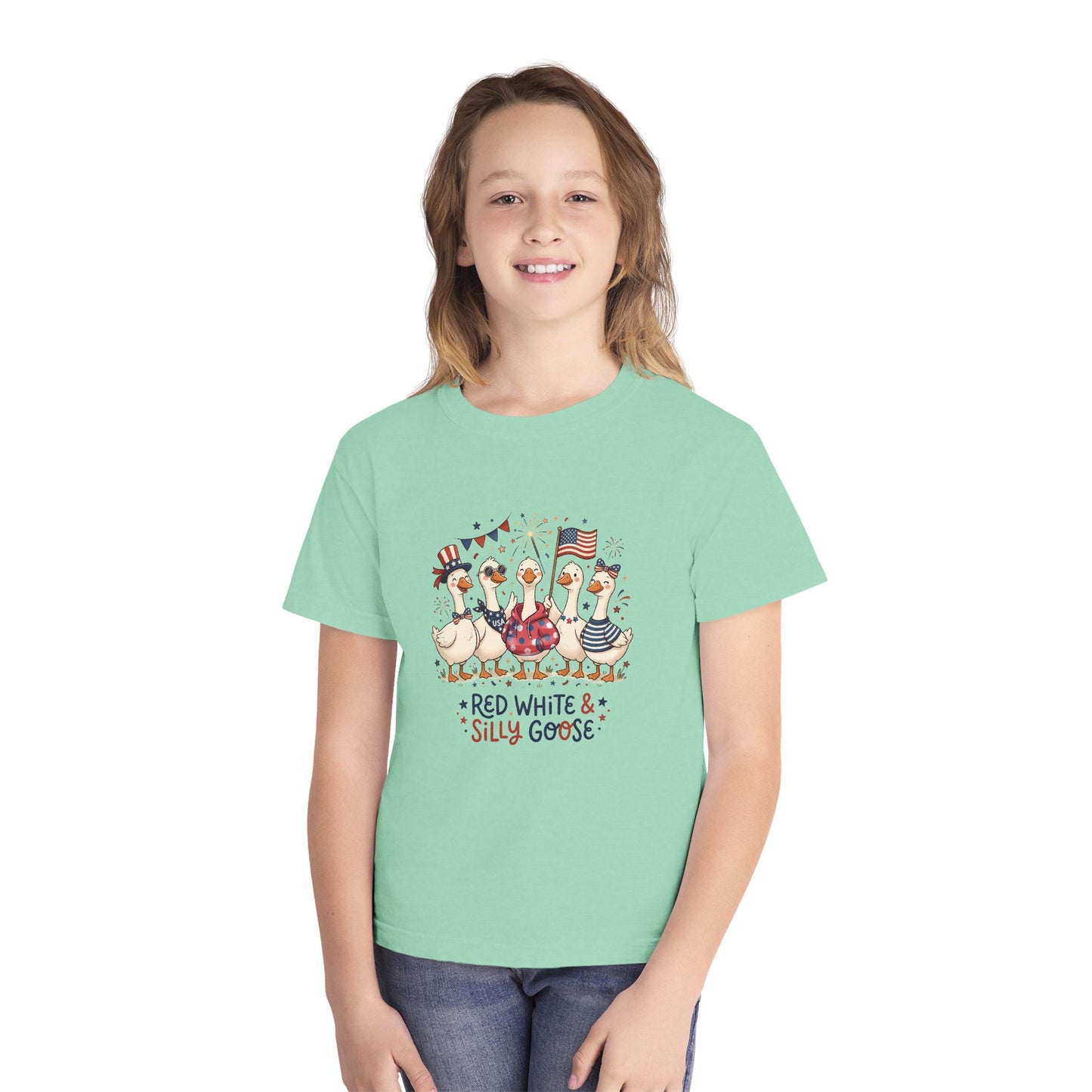 Red White & Silly Goose Youth T-Shirt