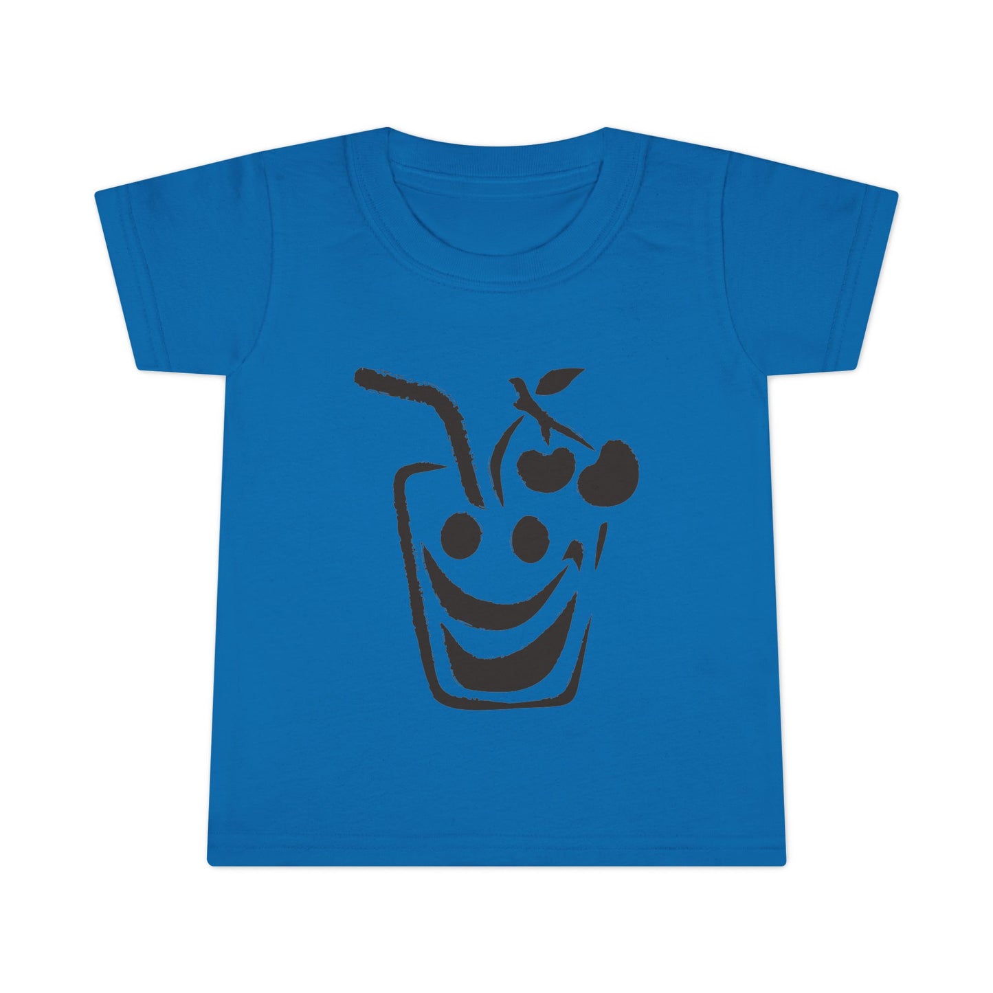 Toddler Smiling Juice Cup Graphic T-Shirt
