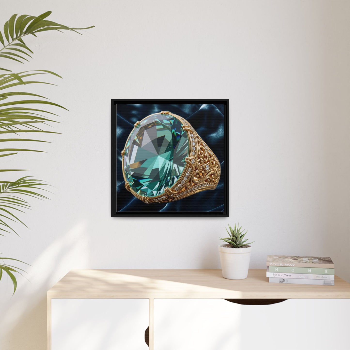 Lustrous Tourmaline Canvas