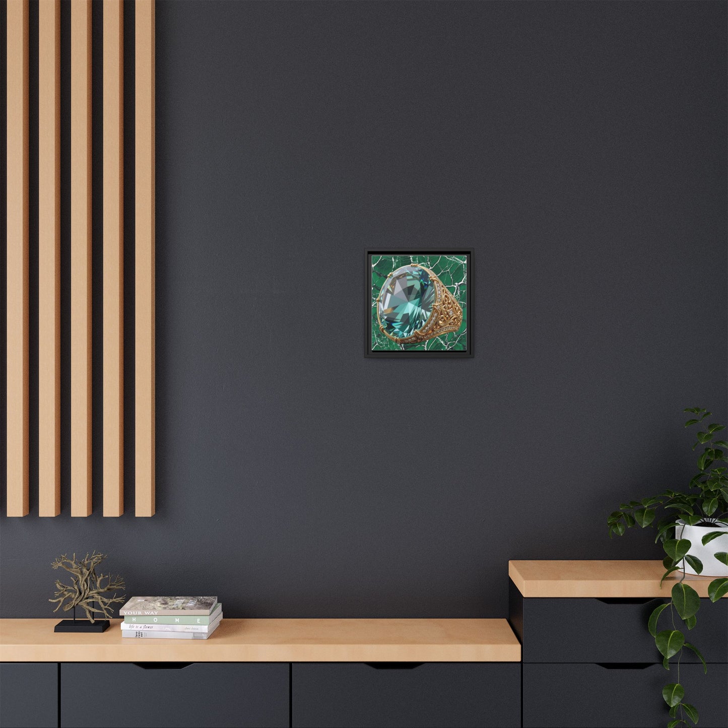 Veinwork Tourmaline Canvas