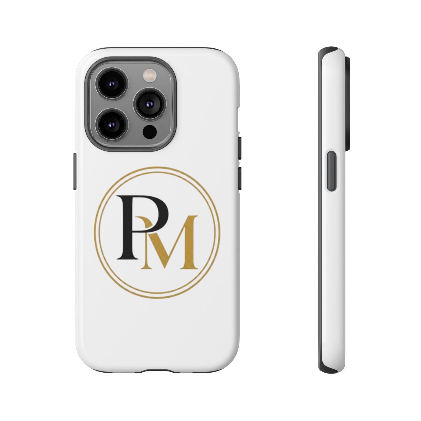 PM Monogram Apple Phone Case