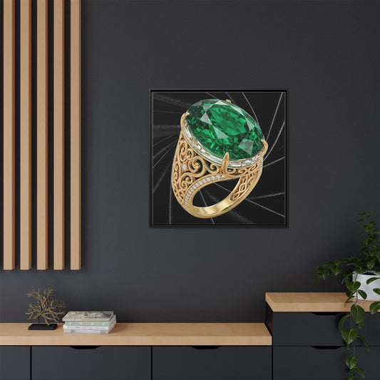 Noir Emerald Ring Canvas
