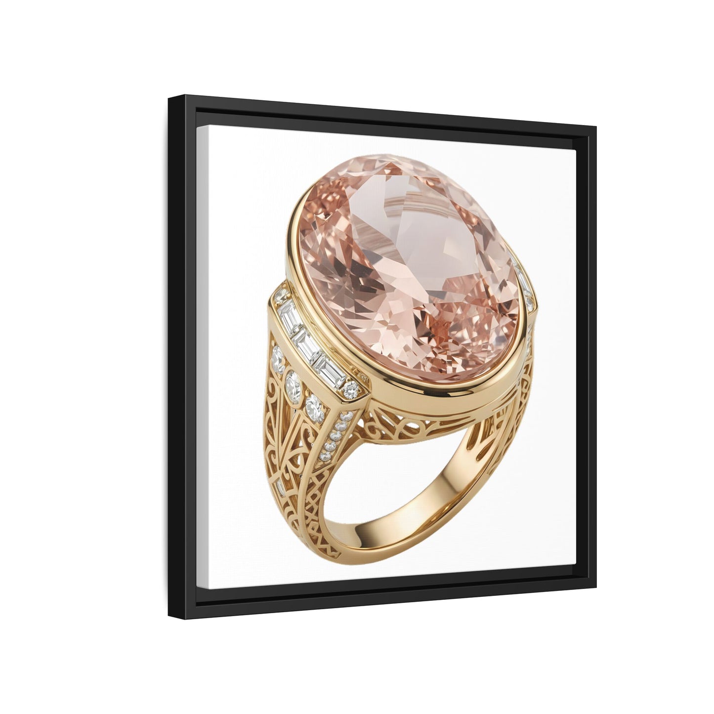 Estate Morganite Canvas Print