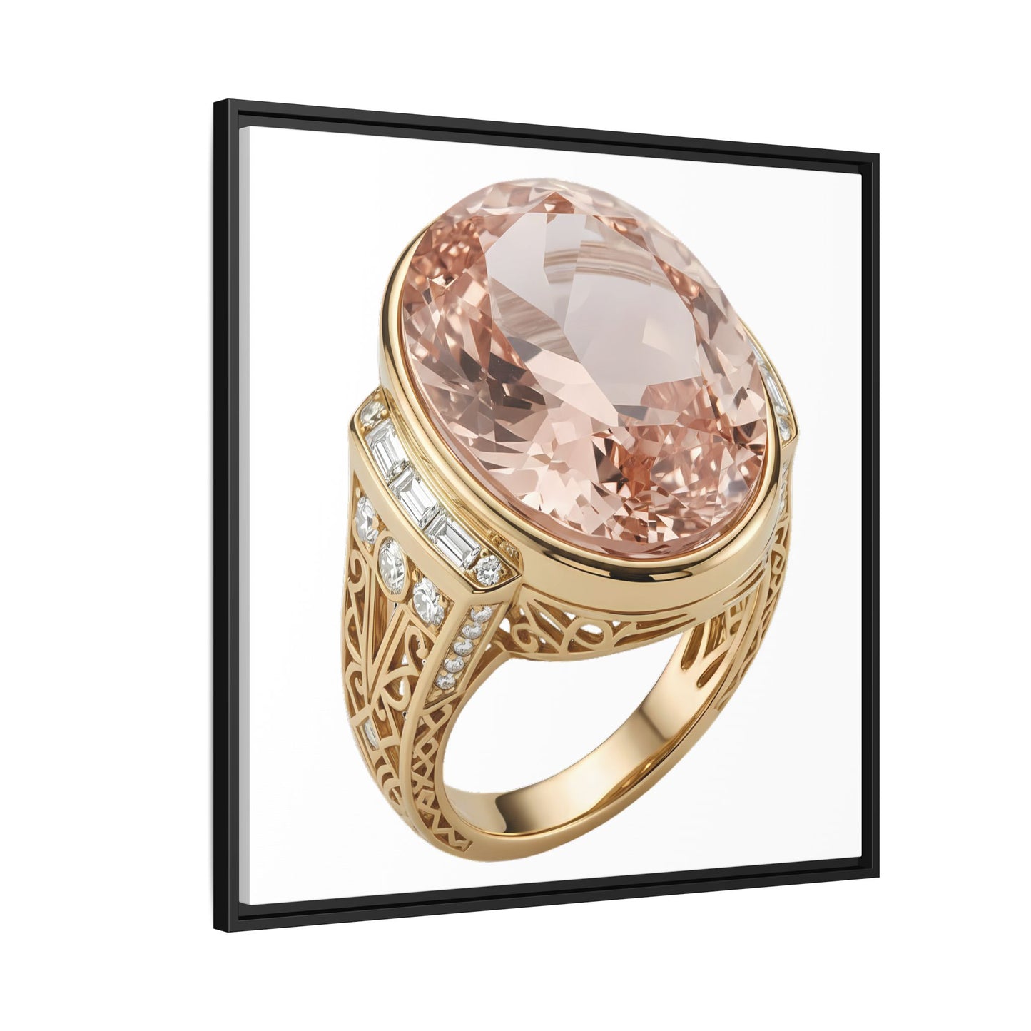 Estate Morganite Canvas Print
