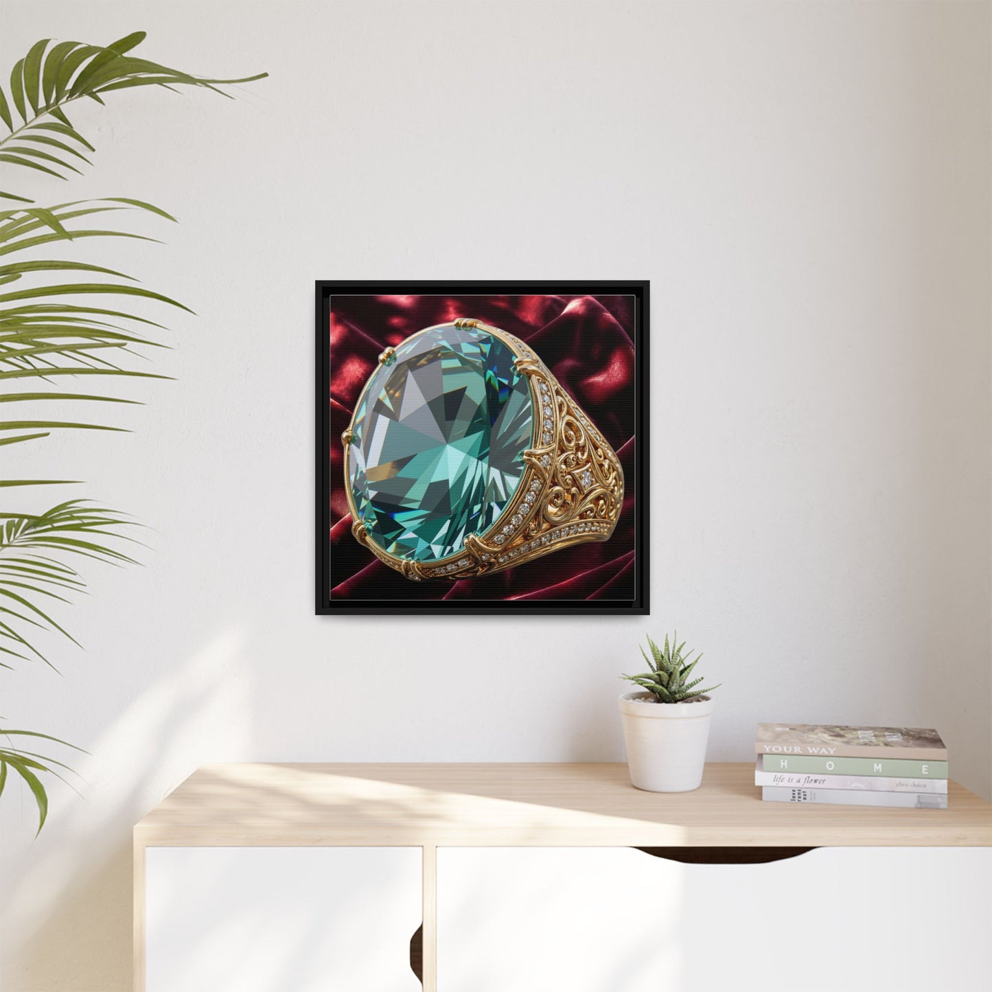 Monumental Tourmaline Canvas