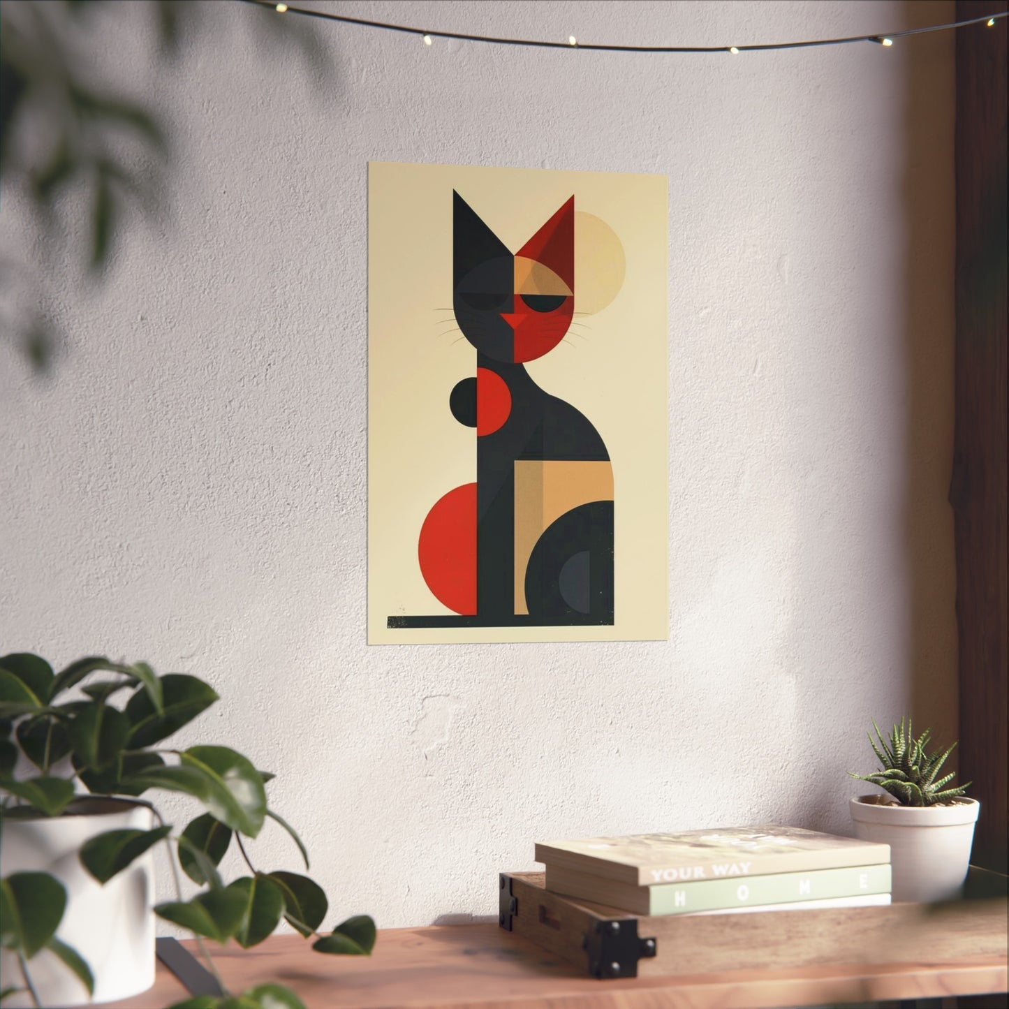 Architectural Feline Poster