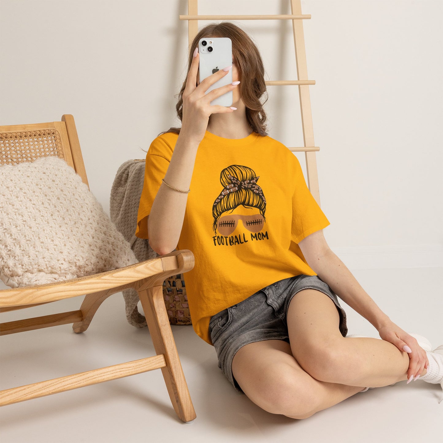Game Day Football Mom Graphic T-Shirt