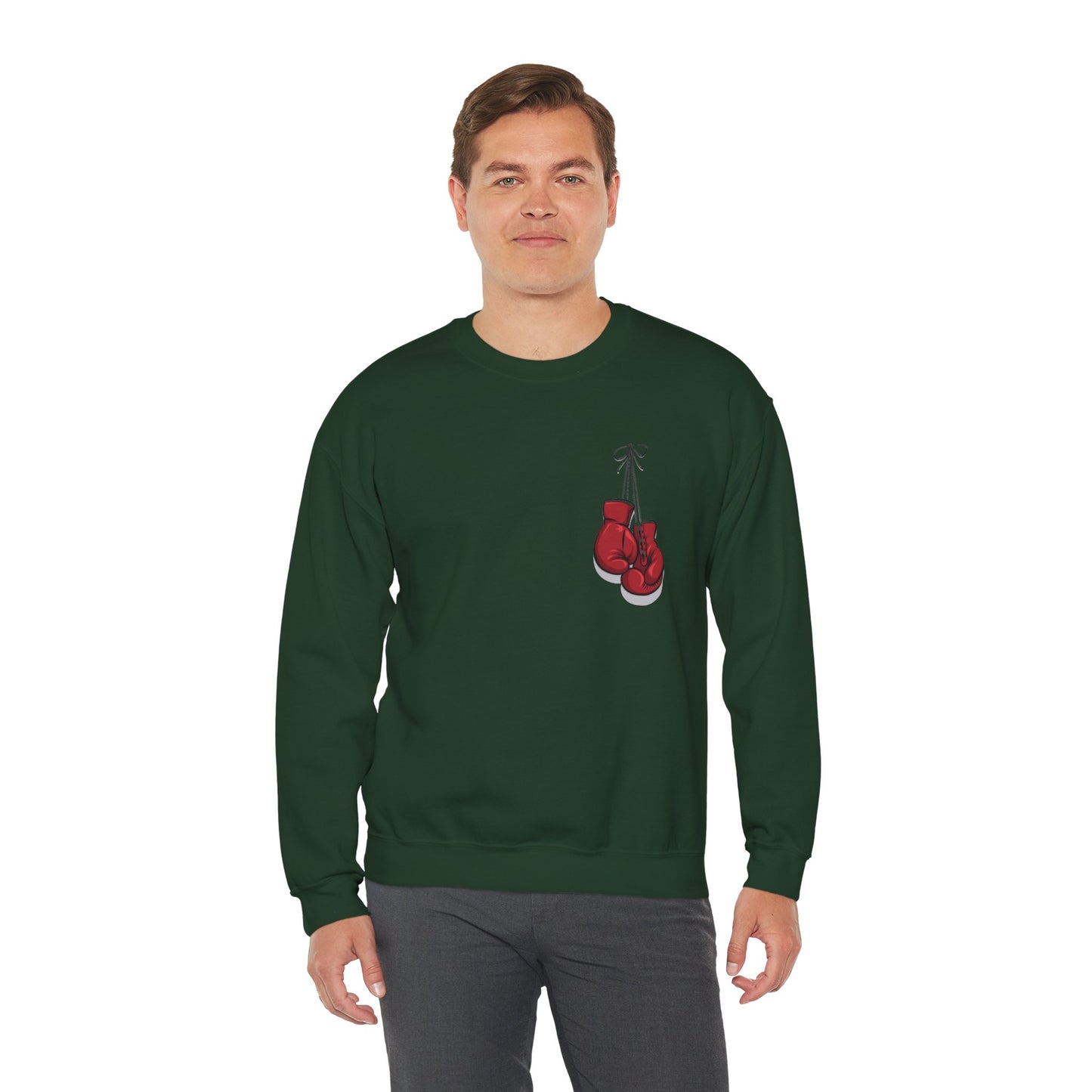 Boxing Kid Crewneck Sweatshirt