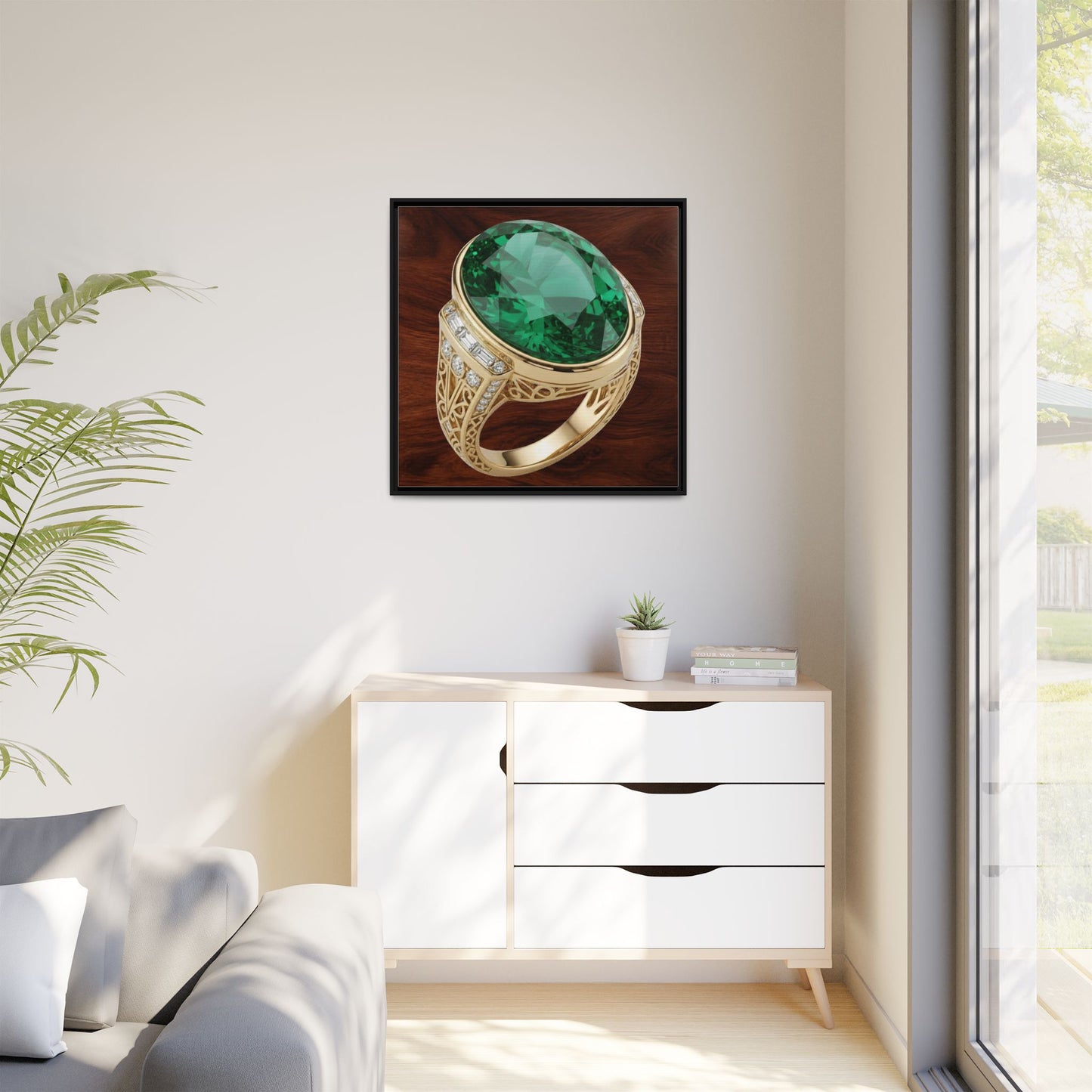 Walnut Emerald Heirloom Canvas