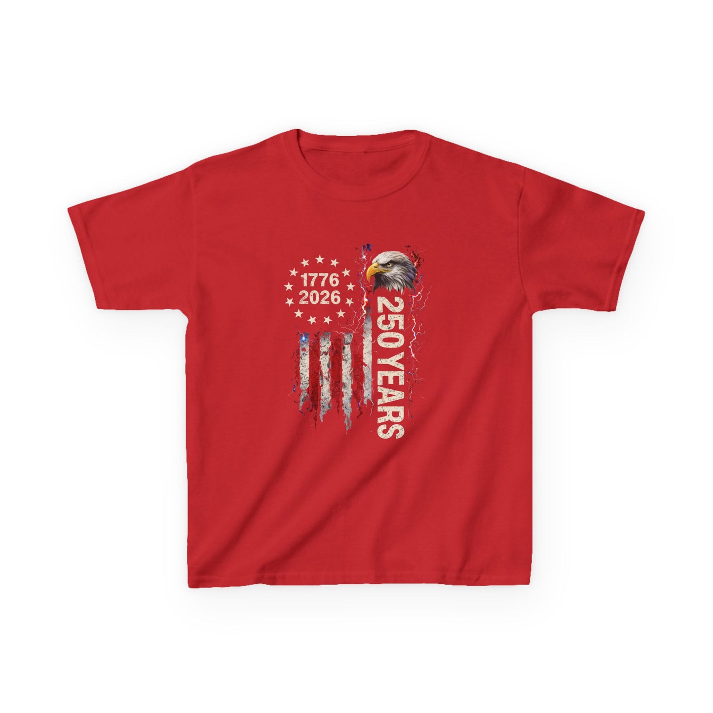 Youth America 250 Years Patriotic T-Shirt