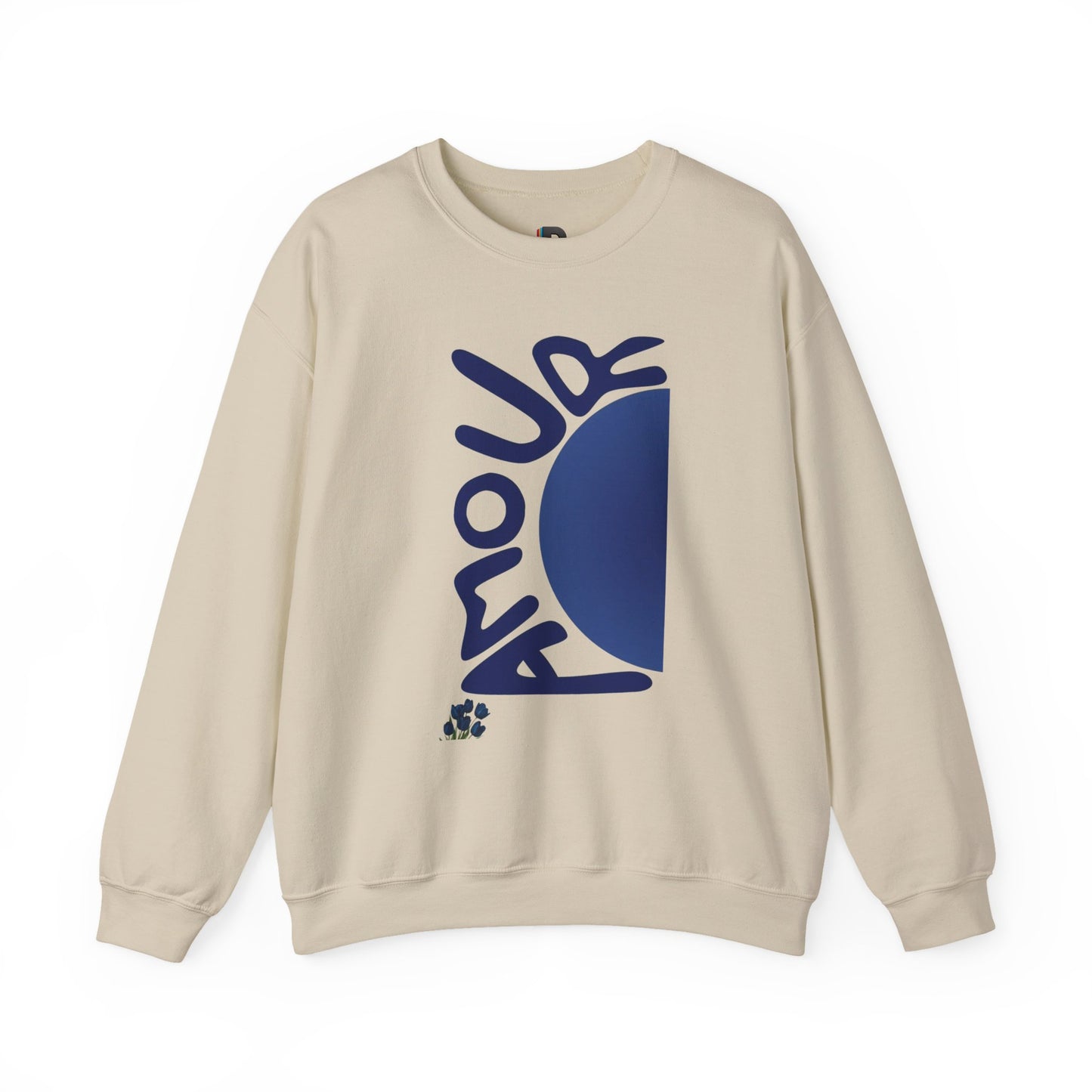 Amour Half-Moon Crewneck Sweatshirt