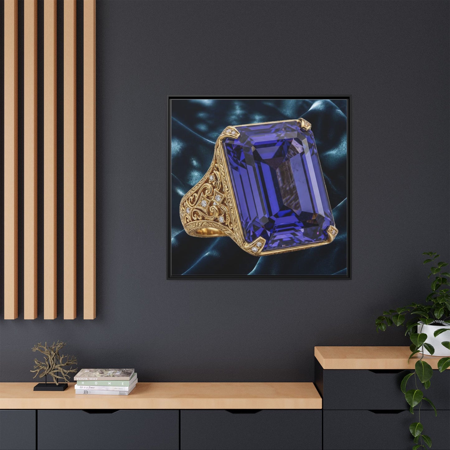 Tanzanite Citadel Canvas