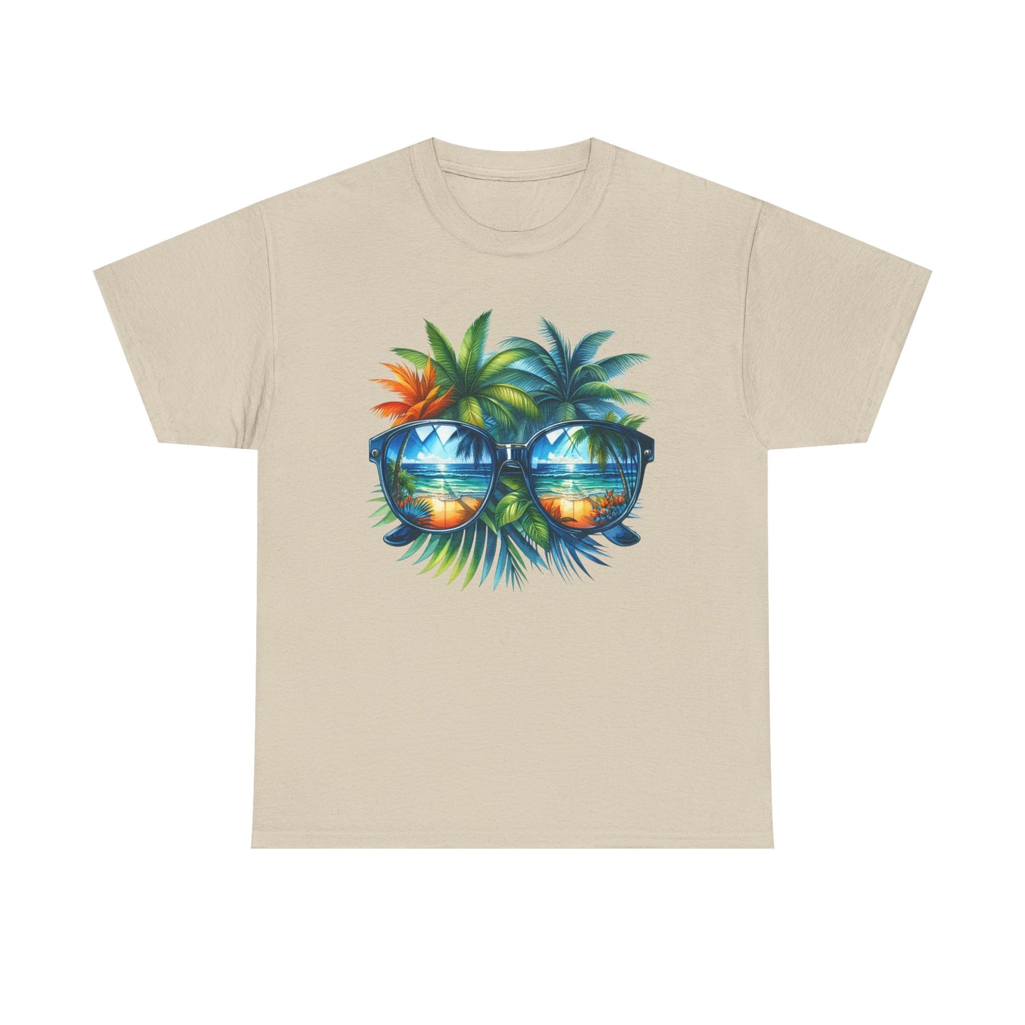Tropical Sunglasses Palm Tree T-Shirt