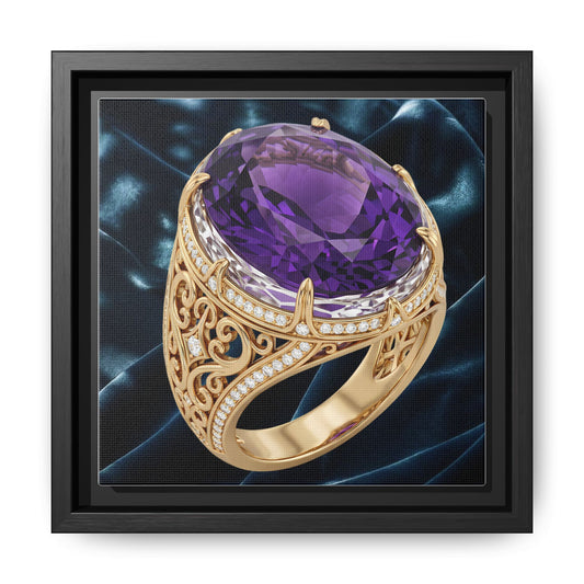 Royal Amethyst Velvet Canvas