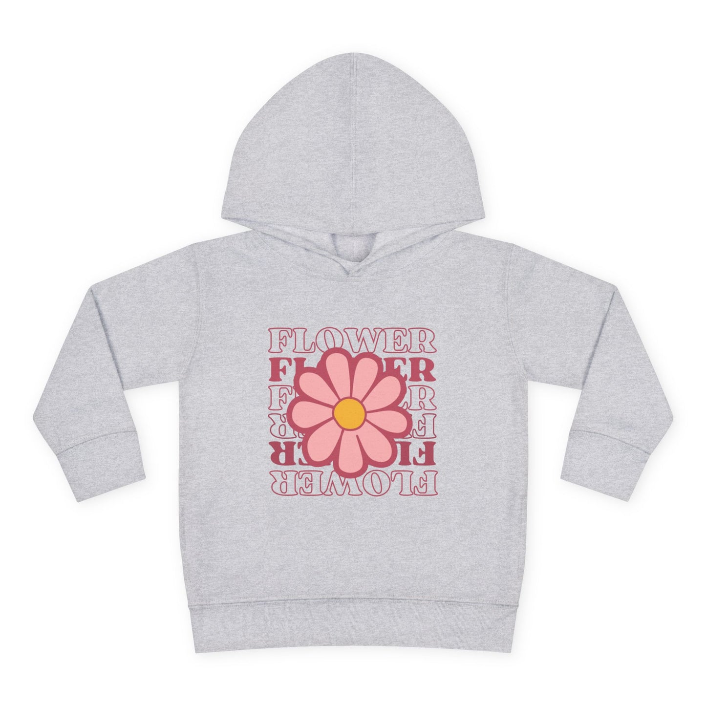 Retro Flower Typography Toddler Hoodie