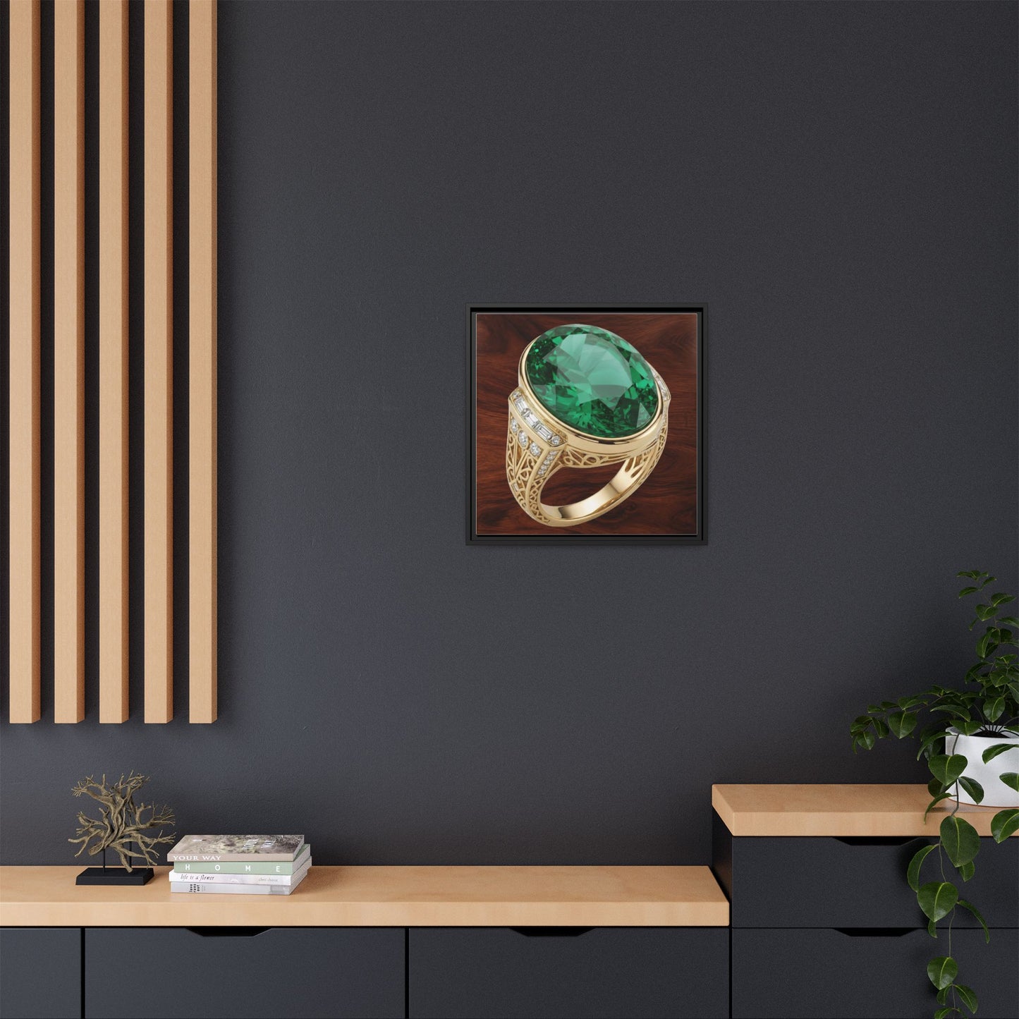 Walnut Emerald Heirloom Canvas