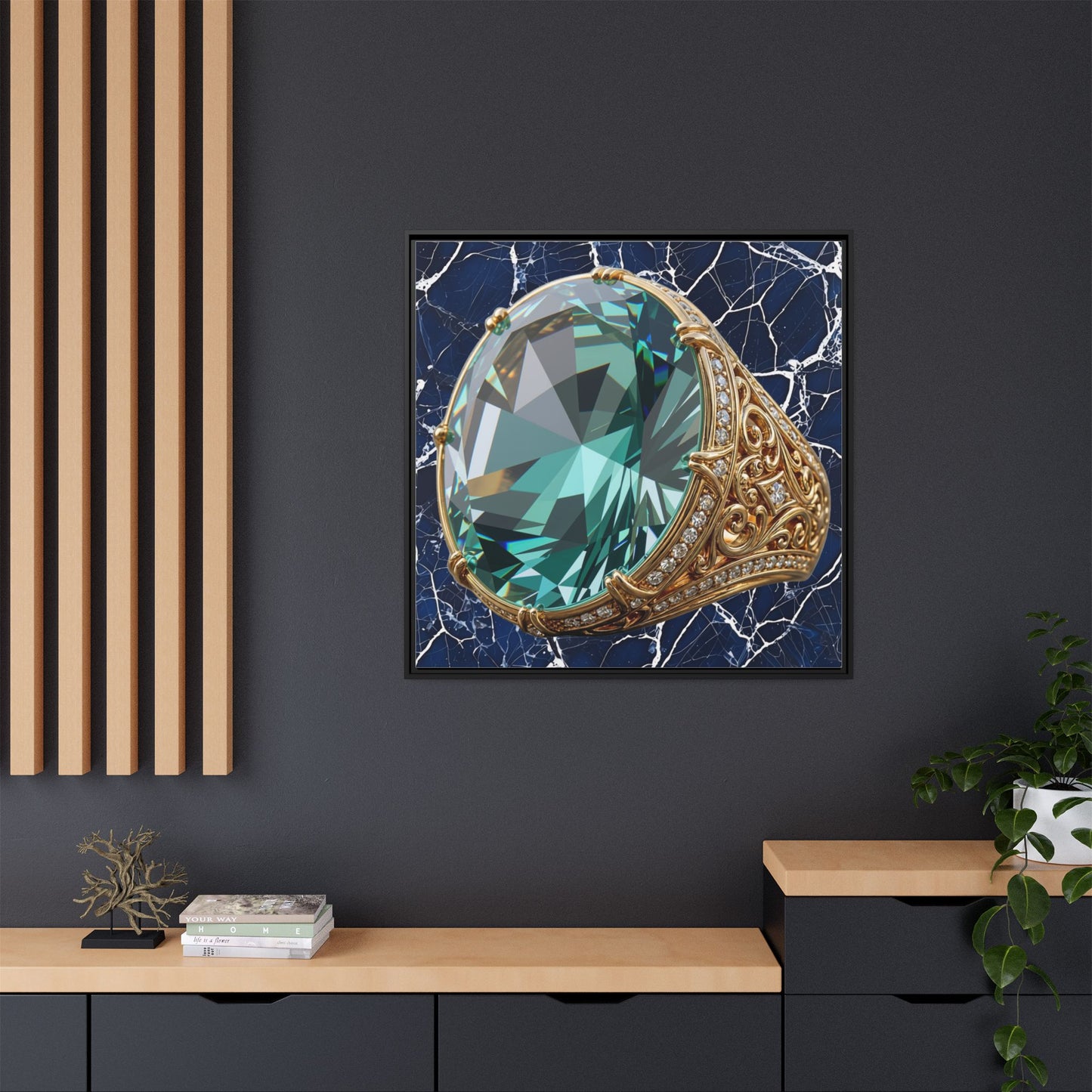 Prismatic Tourmaline Canvas