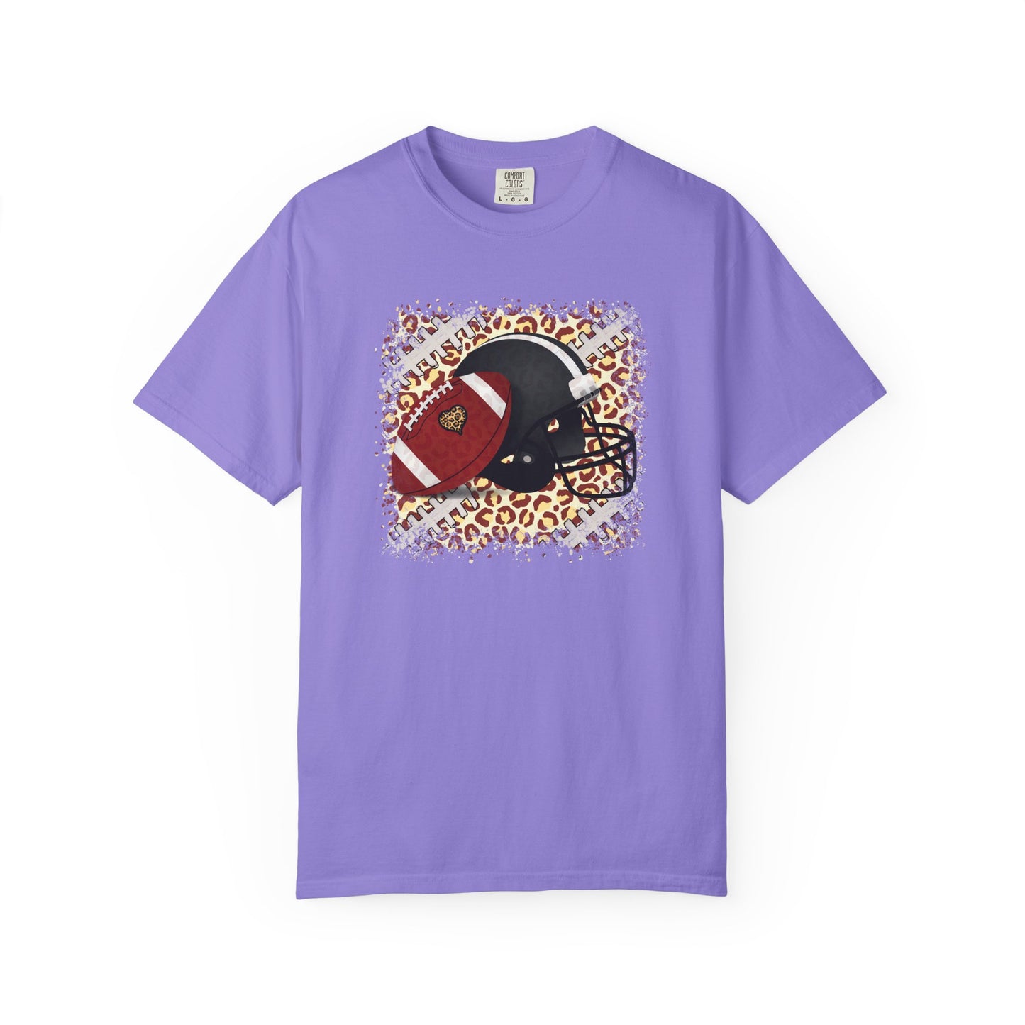 Football Leopard Graphic T-Shirt