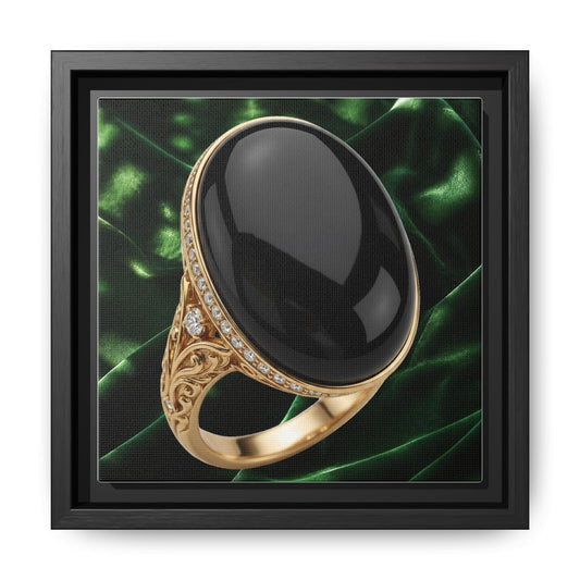 Onyx Emerald Reverie Ring Canvas