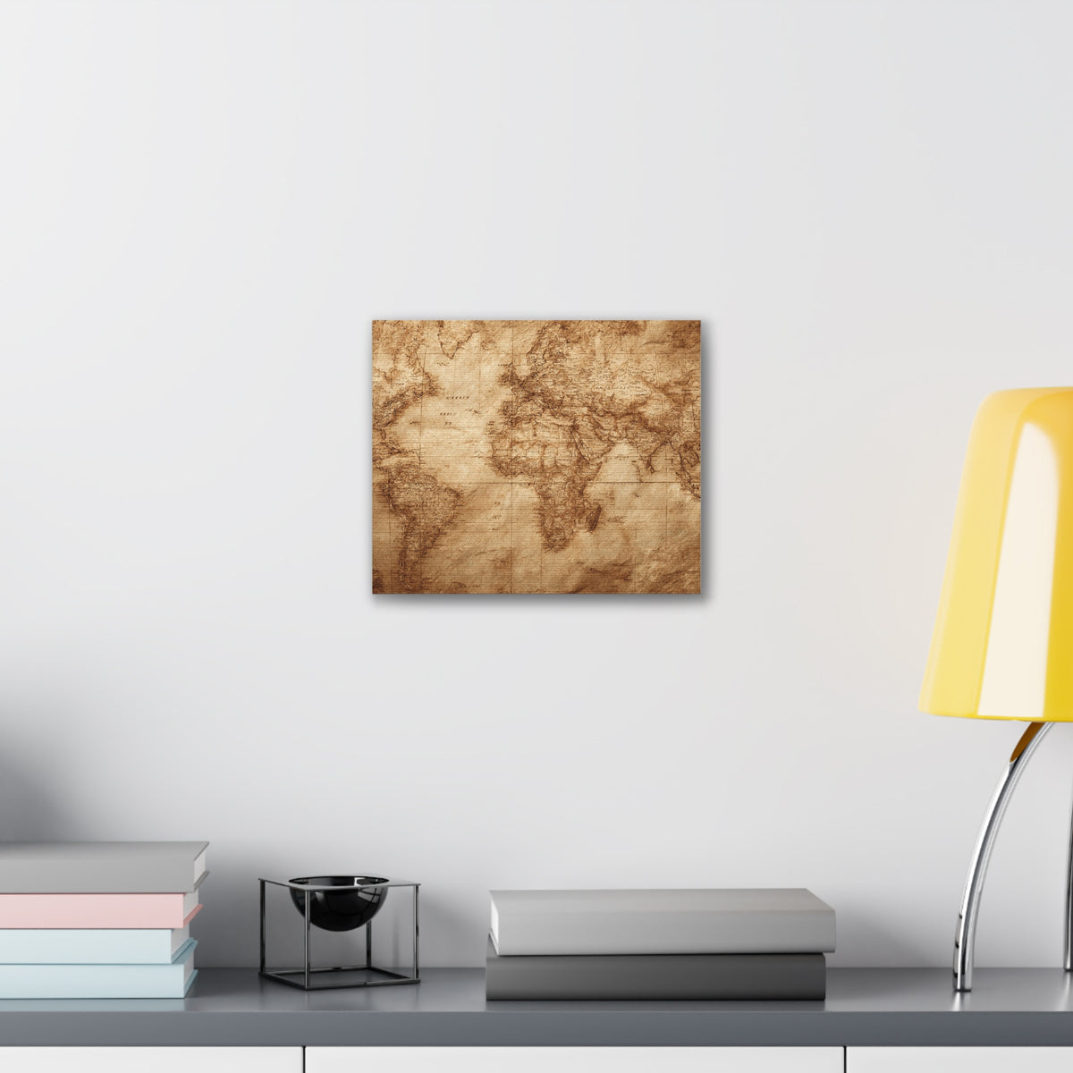 Heritage World Map Canvas Print