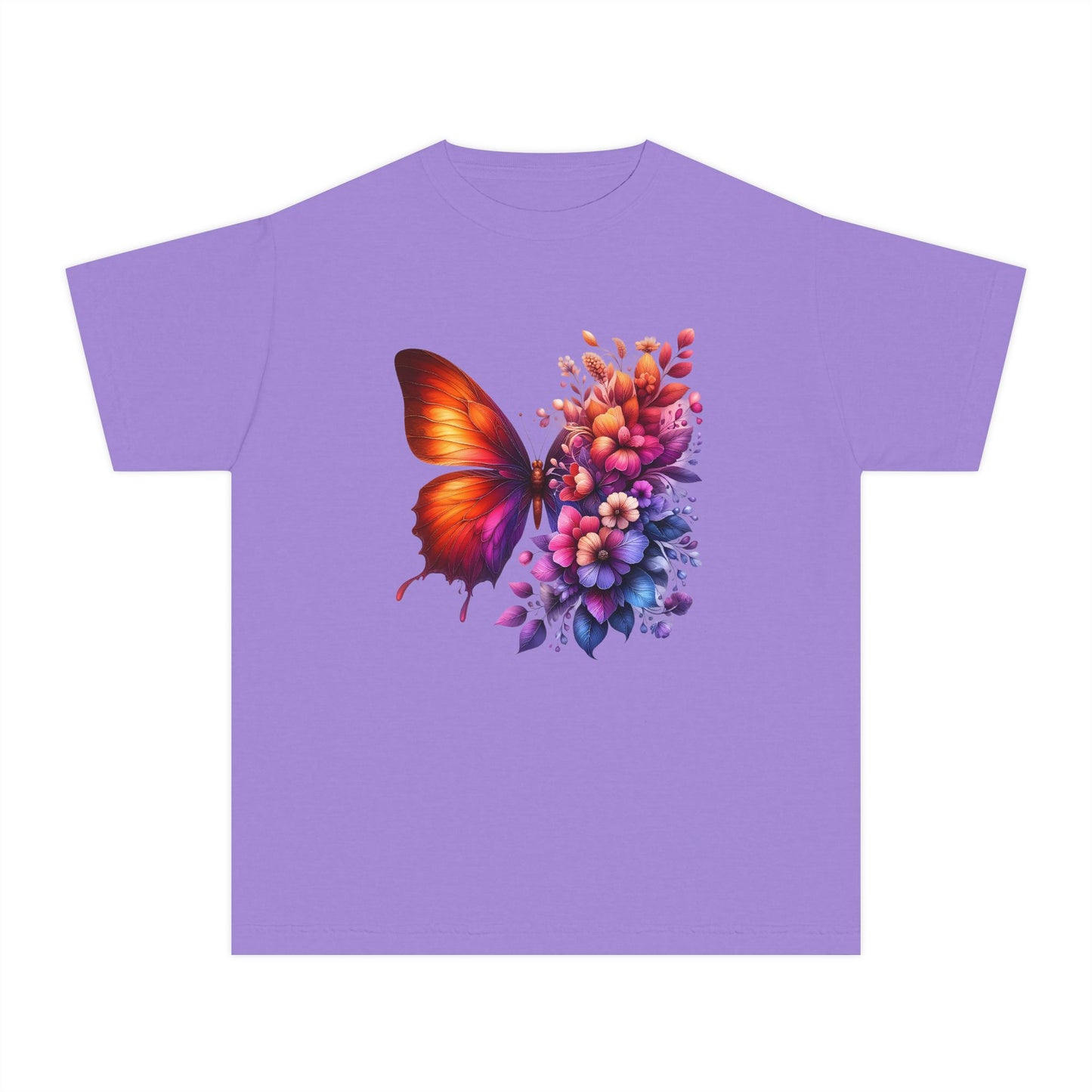 Butterfly Floral Youth T-Shirt