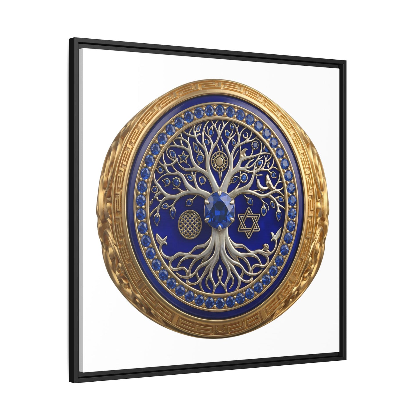 Sacred Tree Medallion Canvas Print