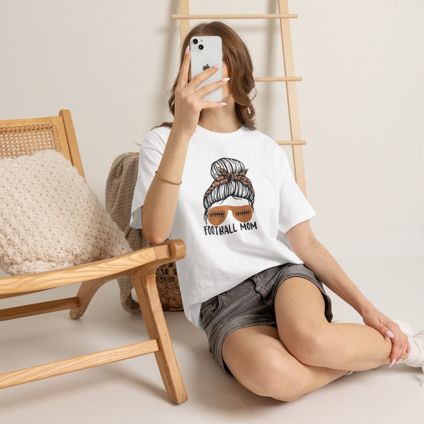 Game Day Football Mom Graphic T-Shirt