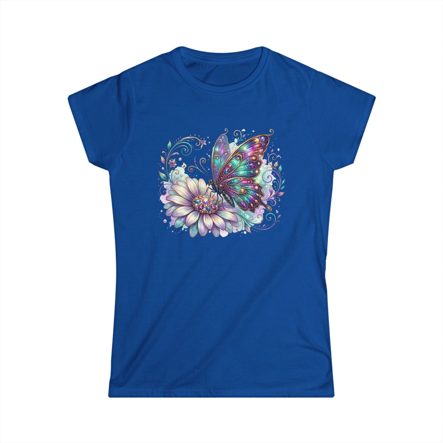 Floral Butterfly Graphic T-Shirt